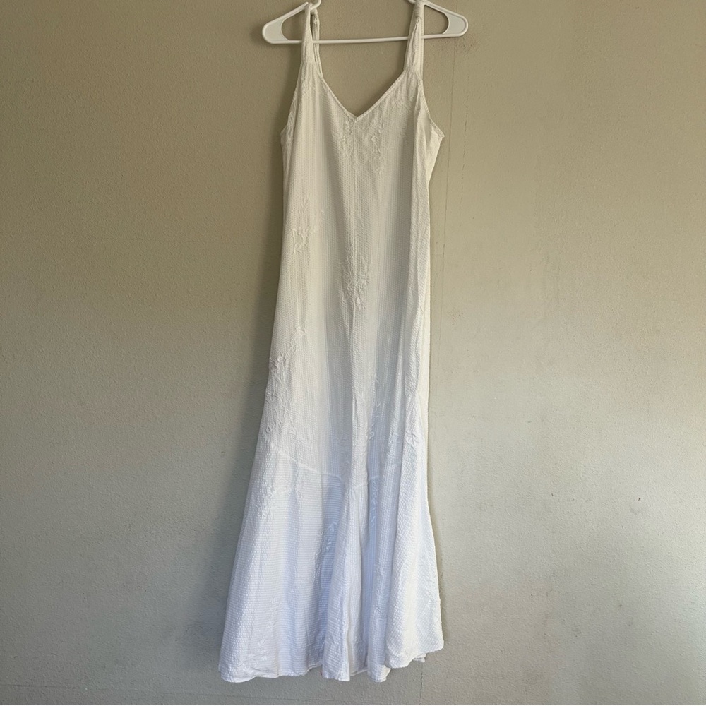 Roller Rabbit White Textured Dress Size Large